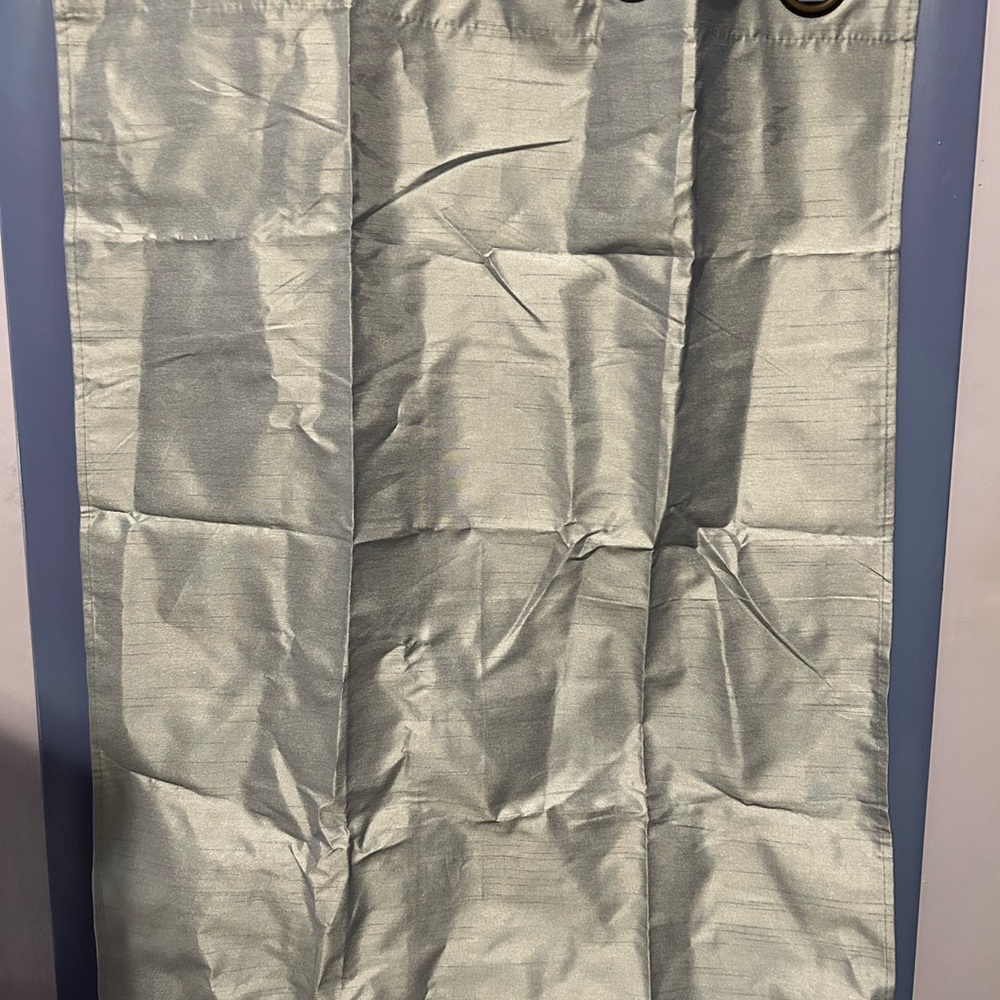 2 curtain panels light blue